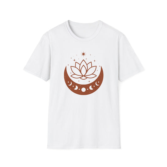 Align with the Moon Tee - Yoga Inspired Design