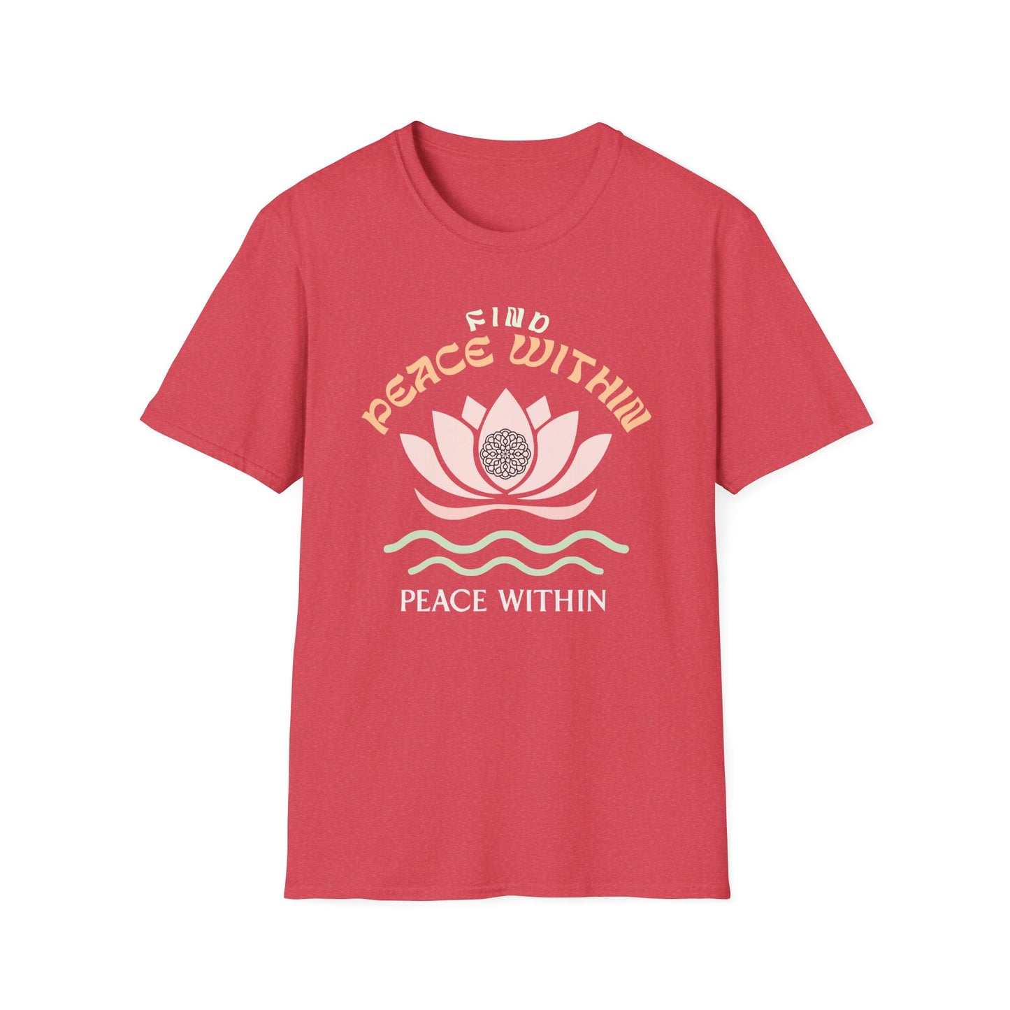 Find Peace Within Tee - Yoga Inspired Design