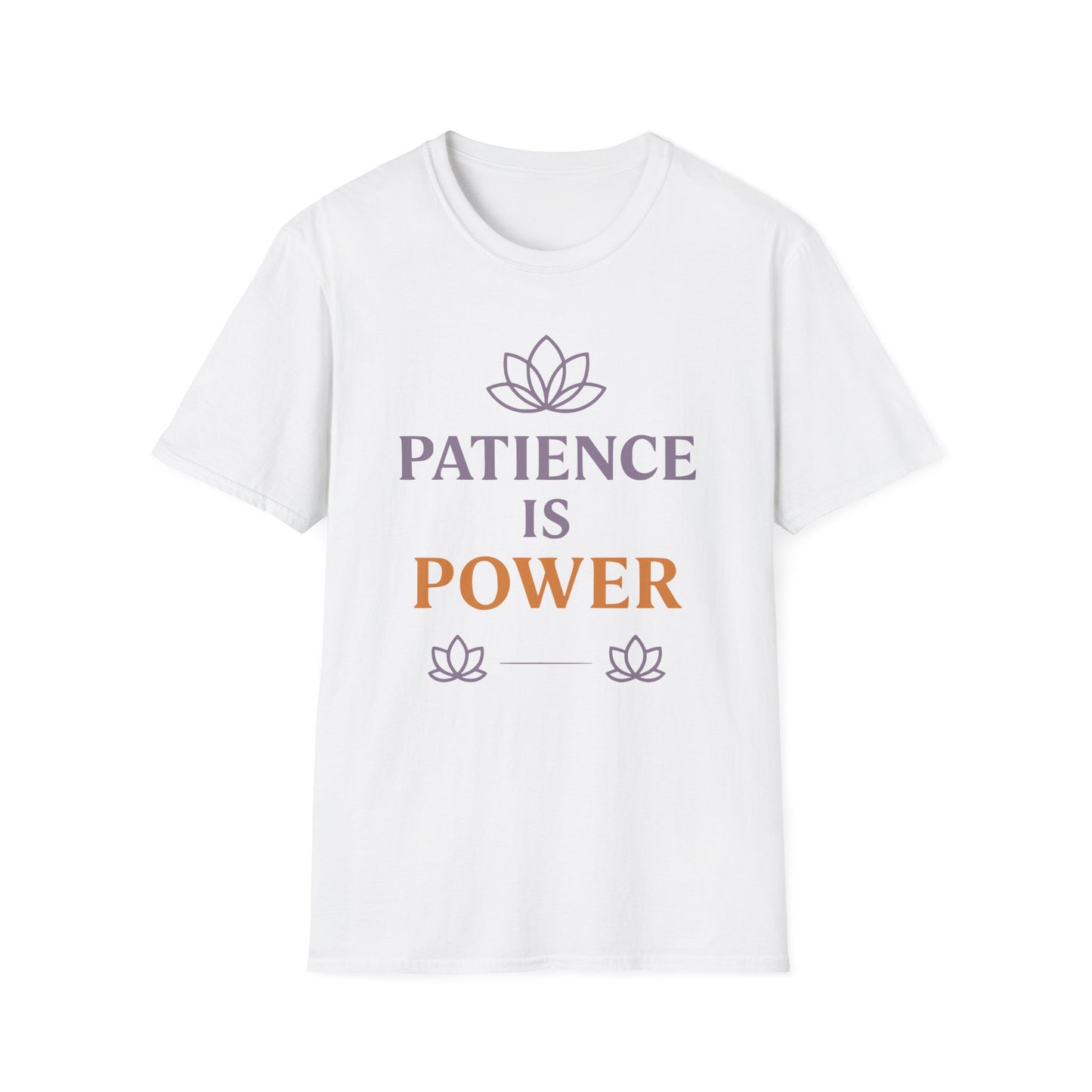 Patience Is Power T-Shirt - Yoga Inspired Design