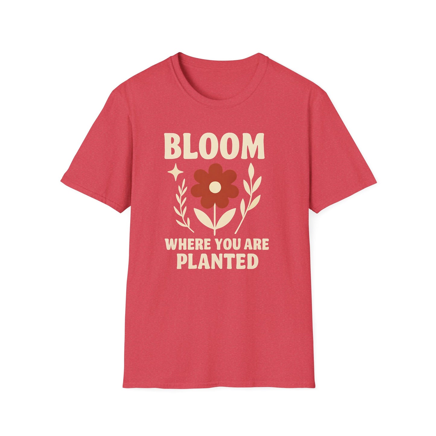 Bloom Where You Are Planted T-Shirt - Yoga Inspired Design
